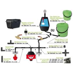 Raccord en croix pour abreuvoir automatique
