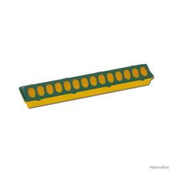 Mangeoire volaille plastique à trous 50cm
