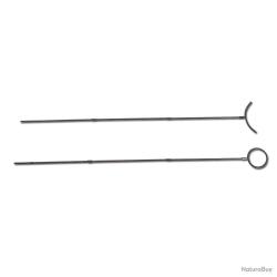 2 Supports Acier pour Panier de Ponte