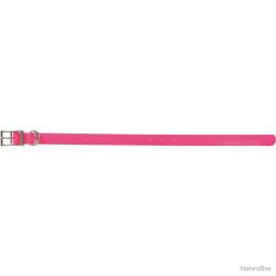 Collier chien biothane biogold rose