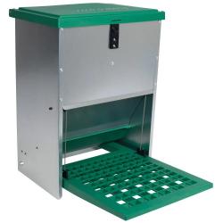 Mangeoire à trémie anti nuisibles 20kg Dim. 33,5 X 23 X 66 cm