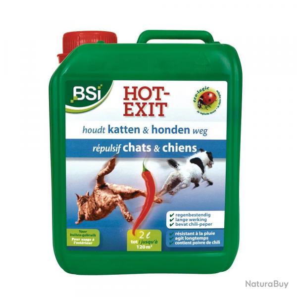 Rpulsif chien chat liquide recharge 2L - BSI