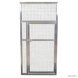 Panneau de volière aluminium avec porte