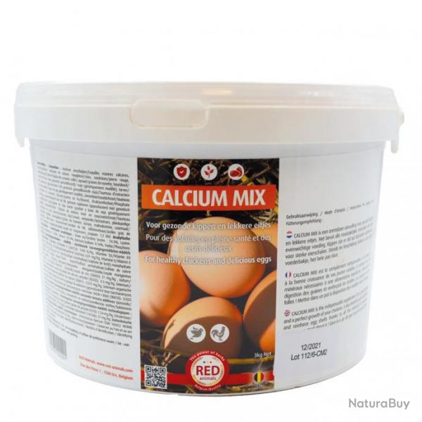 Calcium Mix 2,5 aliment minral - RED ANIMALS