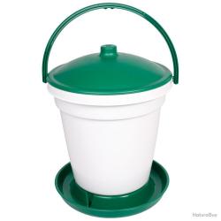 Abreuvoir vert 18 litres à anse