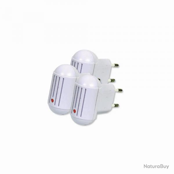 Prise ultrason anti-moustique (Lot de 3)