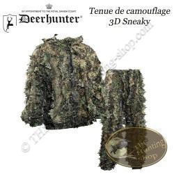 DEERHUNTER Tenue de camouflage 3D Sneaky S/M Sneaky 3D Camo