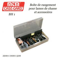 MTM Case-Gard Boîte de rangement, de protection et de transport pour 6 pointes lames et accessoires