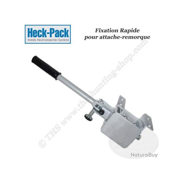 HECK-PACK Fixation rapide pour attache-remorque (sans panier)