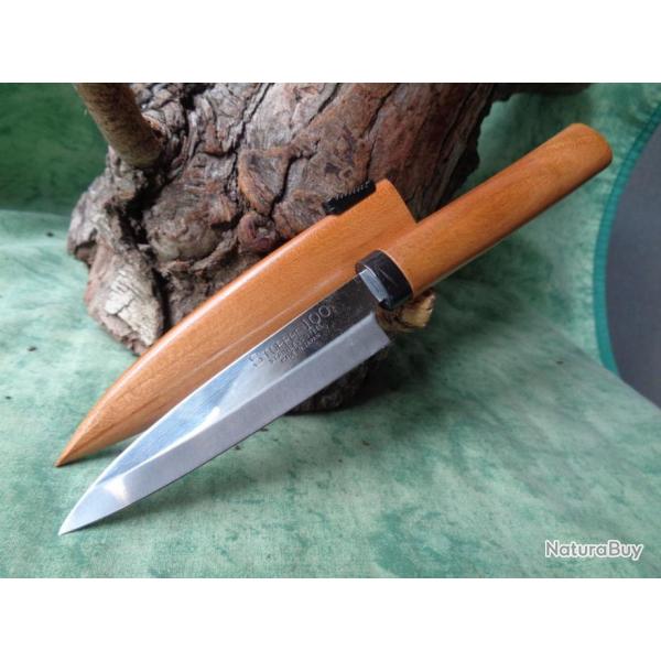 Couteau Kanetsune Fruit Knife ST-100 Sharp Point Acier 420J2 Manche Cerisier Made Japan KC075