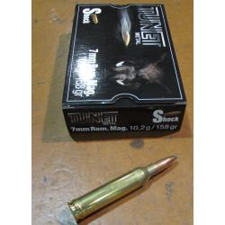 1 boite neuve de 20 cartouches  de calibre 7MM RemingtonMagnum, Tunet SP 158 grs