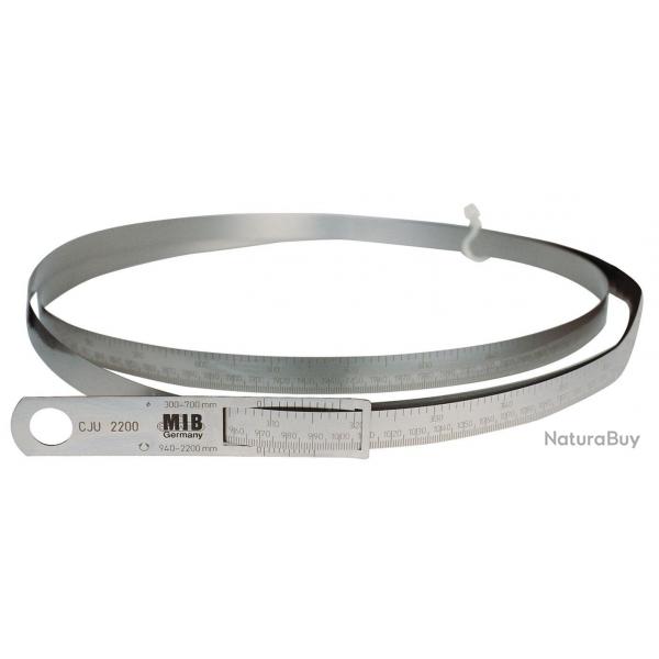 Mtre de circonfrence flexible en acier inoxydable pour mesurer le diamtre 20-1900 mm et la circo