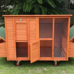 Poulailler MOBILE abri poule caille clapier poussin lapin pintade cielterre-commerce