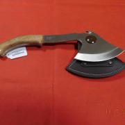 Hache Bushcraft Acier Carbone – Camping, Chasse, Survie – Housse Incluse – Fait Main