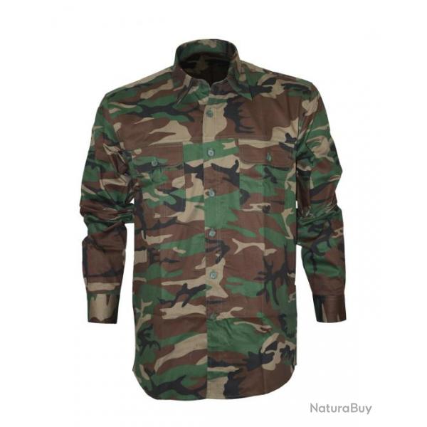 Chemise Camouflage Couleur Camo