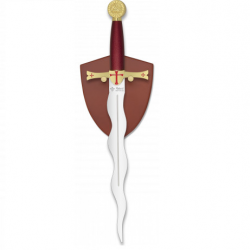 Dague Médiévale Templière  D'ornement ou déco de 36 cm