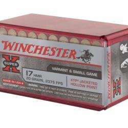 - 17 HMR - cartouche Winchester- SUPER X- 20 gr