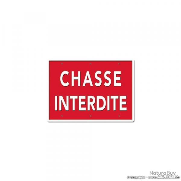 CHASSE INTERDITE, aluminium