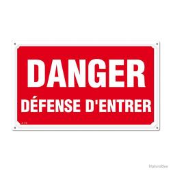DEFENSE D'ENTRER, aluminium
