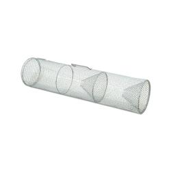 Nasse à anguilles grillage plastifié maille 10 mm Longueur 80 cm