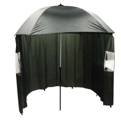 Ombrelle + auvent de pêche Diamètre 2m Hauteur 2m