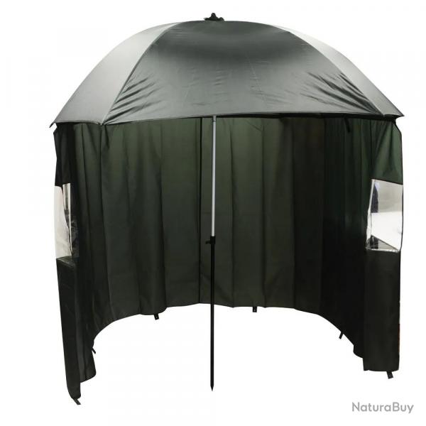 Ombrelle + auvent de pêche Diamètre 2m Hauteur 2m