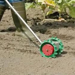 Semoir manuel graines Super Seeder 6 disques avec manche