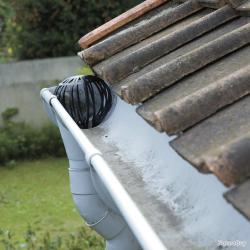 Fltre de gouttière. Filtre de tuyau de descente, blocage des feuilles 2 pièces