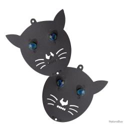 Effaroucheurs oiseaux tête de chat 2 pièces à suspendre