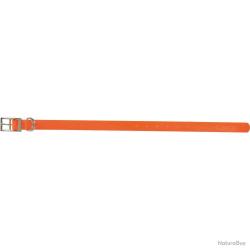 Collier chien biothane biogold orange