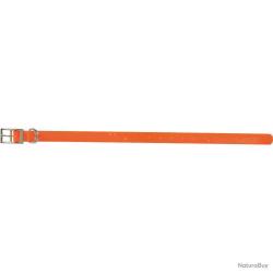 Collier chien biothane biogold orange