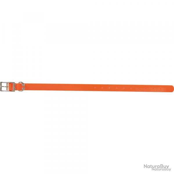 Collier chien biothane biogold orange