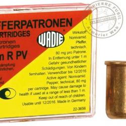 Cartouches 9 mm Revolver à gaz poivre / 10 cart.