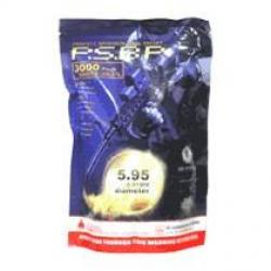 Sachet 3000 billes Soft Air blanches - Perfect - 0.20g