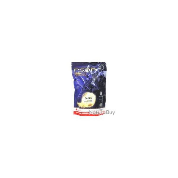 Sachet 3000 billes Soft Air blanches - Perfect - 0.20g