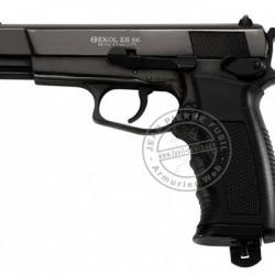Pistolet à plomb CO2 4,5 mm BB EKOL ES66 (2,4 Joules) Noir