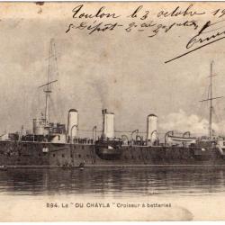 CPA - Marine Militaire - Le " DU CHAYLA " Croiseur a batteries N°1103