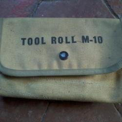 Sacoche militaire Tool Roll M 10 US Army 2me Guerre Mondiale