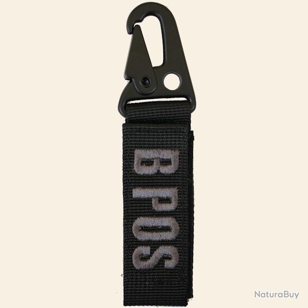 Blood Type / passant ceinture + mousqueton B Pos Noir