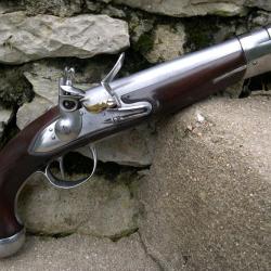 Pistolet d'arcon révolutionnaire type n° 3 (marquage officiel de Saint - Etienne )