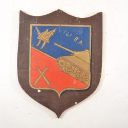 Ecusson artisanal souvenir régiment 16e RA 16 régiment d'Artillerie 16RA R.A. 16 insigne fanion