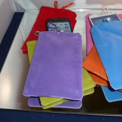 Housse Pochette Etui Velours Telephone MP3 Appareil Photo iPhone Samsung Sony Nokia LG HTC, Couleur