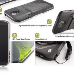 Element Case Eclipse Coque Samsung Galaxy S4 i9500, Couleur: Rouge