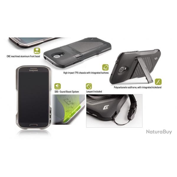 Element Case Eclipse Coque Samsung Galaxy S4 i9500, Couleur: Or