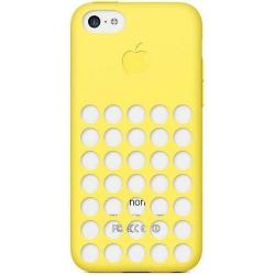 Coque Silicone pour iPhone 5C, Couleur: Jaune