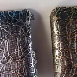 Coque Bumper pour iPhone 3G / 3GS, Couleur: Dore, Modele: 3.Coque Croco