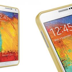 LOVE MEI Coque Bumper Aluminium Ultra Leger pour iPhone Samsung, Couleur: Or Gold 4, Smartphone: Sa