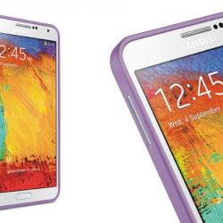 LOVE MEI Coque Bumper Aluminium Ultra Leger pour iPhone Samsung, Couleur: Violet Mauve Purple 5, Sm