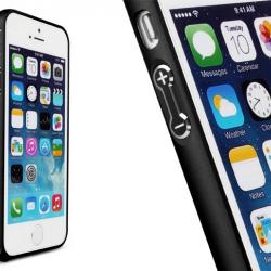LOVE MEI Coque Bumper Aluminium Ultra Leger pour iPhone Samsung, Couleur: Noir Black 2, Smartphone: