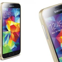 LOVE MEI Coque Bumper Aluminium Ultra Leger pour iPhone Samsung, Couleur: Violet Mauve Purple 5, Sm